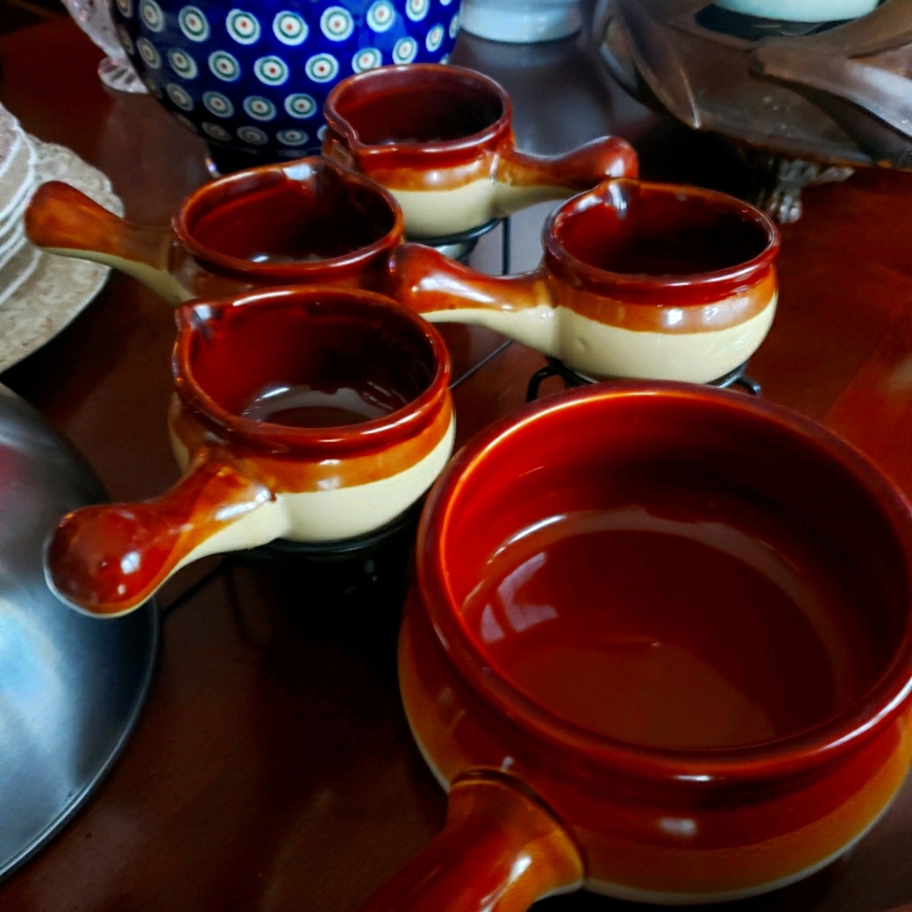 70's Style Fondue Set